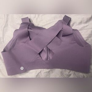 Lululemon Enlite Cross-back Sports Bra. Plum color. Size 36D.